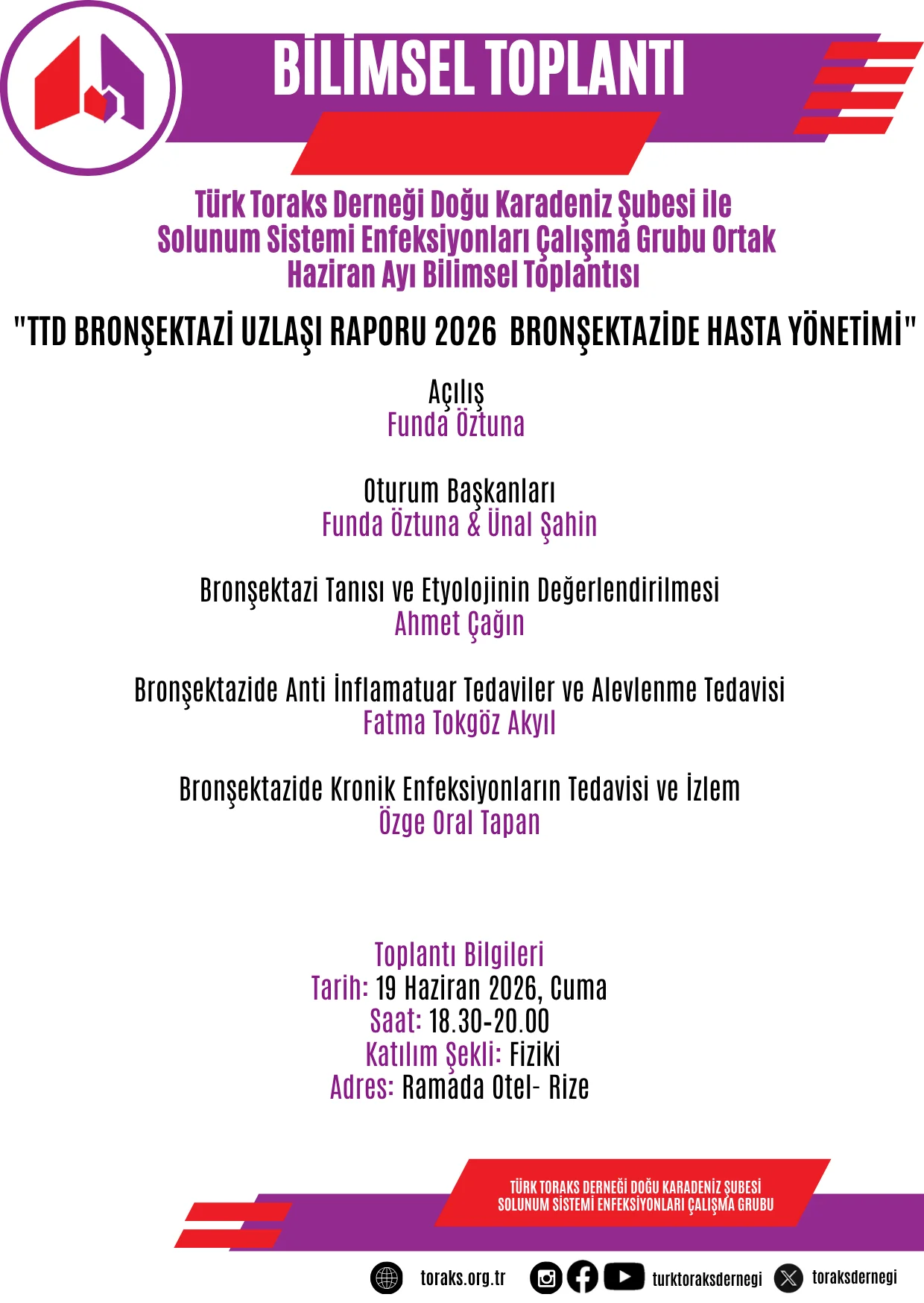 TTD Bronşektazi Uzlaşı Raporu 2026 Bronşektazide Hasta Yönetimi