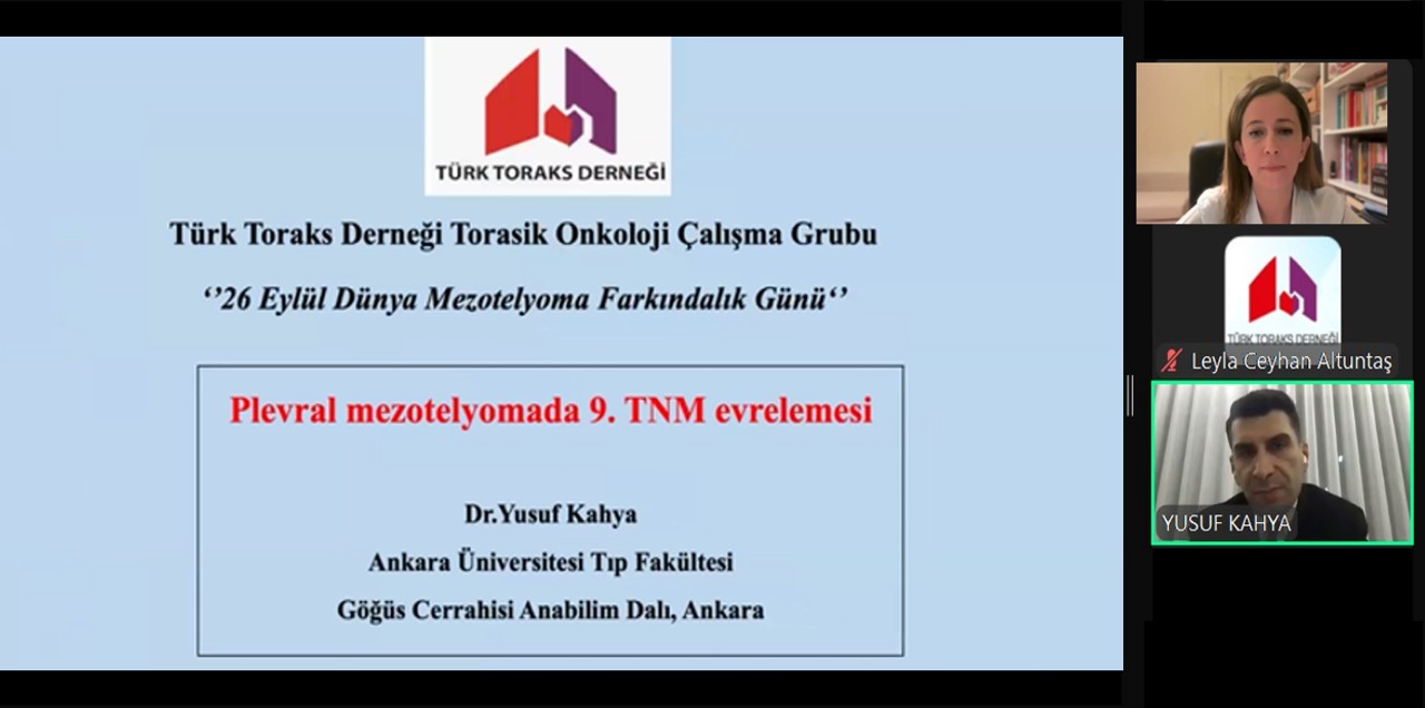 Türk Toraks Derneği Torasik Onkoloji Çalışma Grubu Ekim Ayı Webinarı 