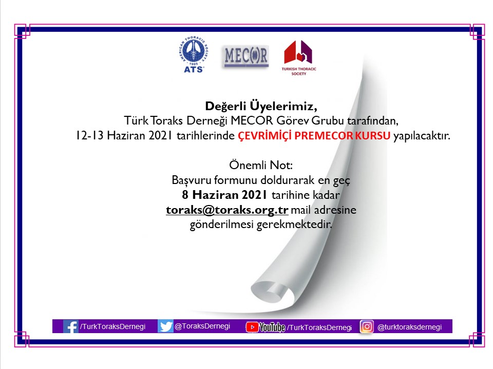 Türk Toraks Derneği MECOR Görev Grubu 