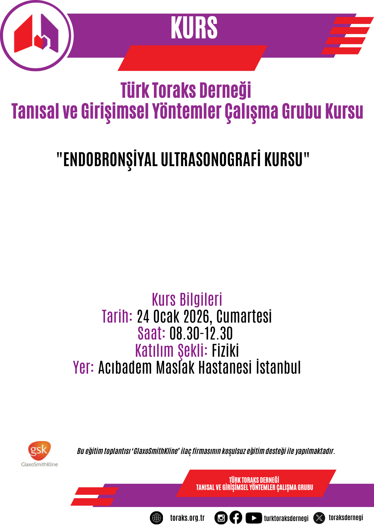 Türk Toraks Derneği Tanısal ve Girişimsel Yöntemler Çalışma Grubu 