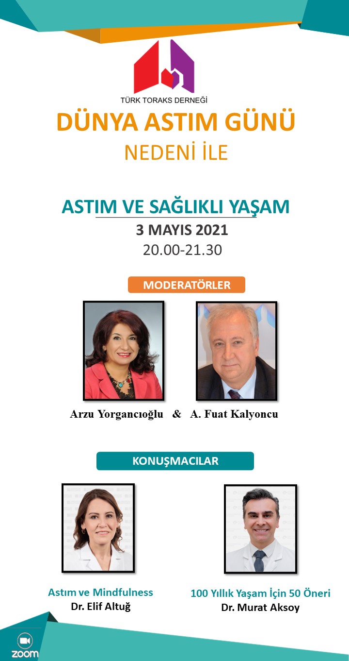 Türk Toraks Derneği Astım ve Allerji Çalışma Grubu Mayıs Ayı Webinar Duyurumuz: 