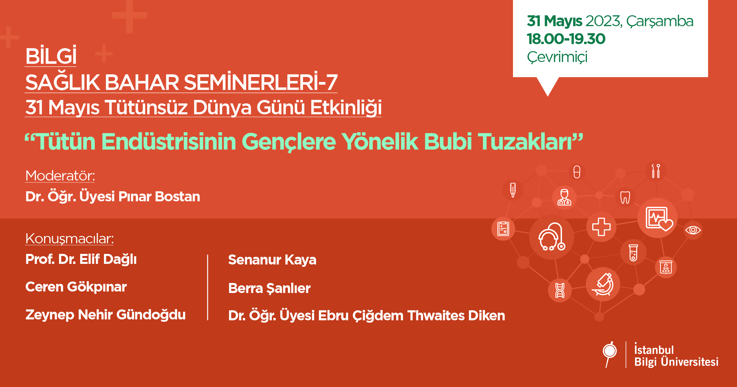 Türk Toraks Derneği Tütün Kontrolü Çalışma Grubu, İstanbul Bilgi Üniversitesi Ortak Etkinlik Duyurumuz: 