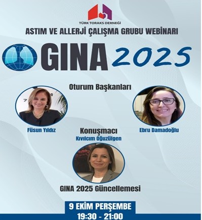 Türk Toraks Derneği Astım ve Allerji Çalışma Grubu Ekim Ayı Webinar Duyurumuz: 