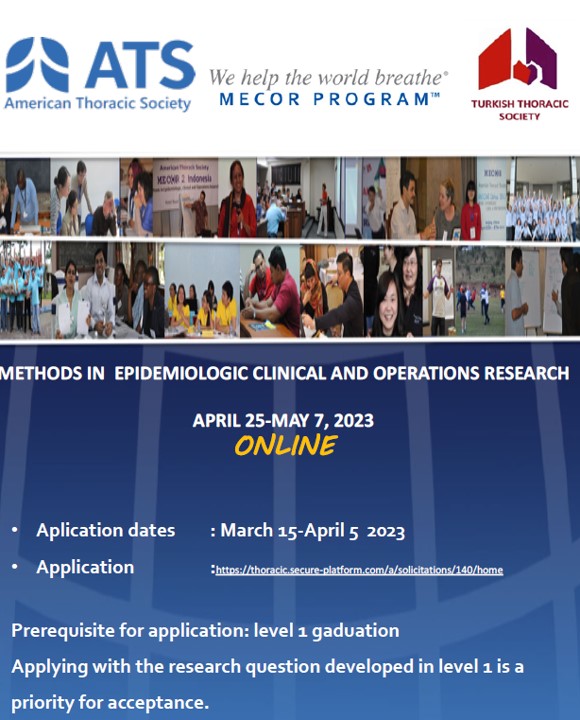 Online Level 2 ATS-TTS MECOR Türkiye 2023 Başvuruları Başladı