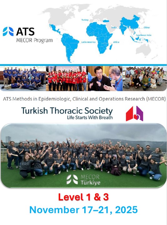 Ajandalarınıza 17-21 Kasım 2025 Tarihini MECOR (Methods In Epidemiologic, Clinical And Operations Research) Not Almayı Unutmayınız