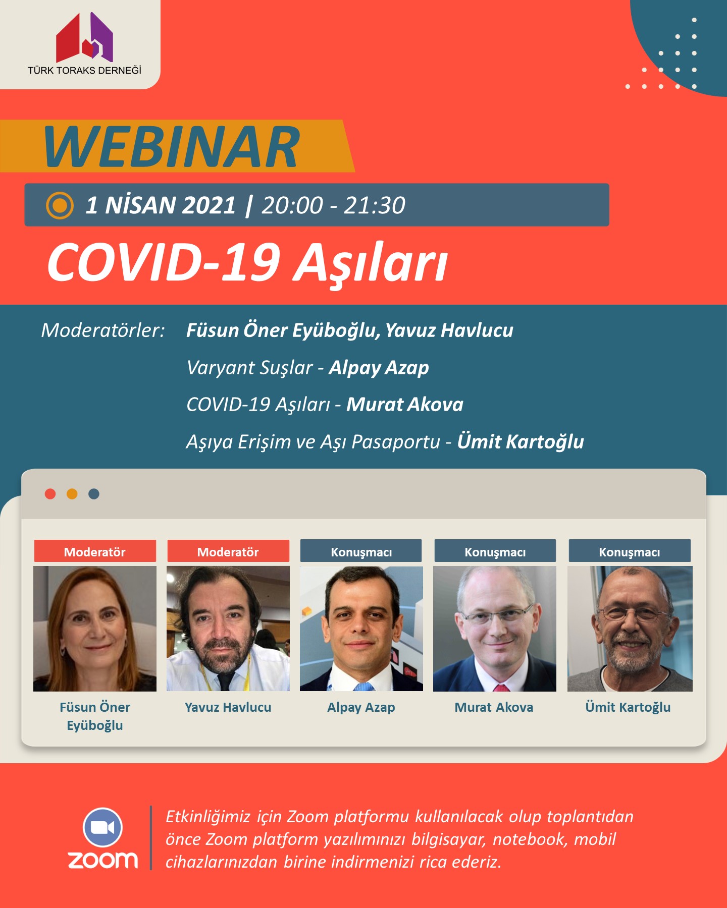 Türk Toraks Derneği Sağlık Politikaları Çalışma Grubu Nisan Ayı Webinar Duyurumuz