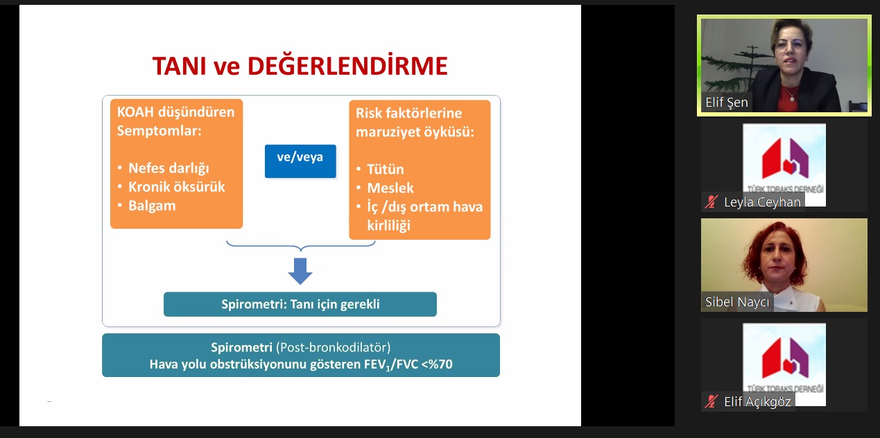Türk Toraks Derneği KOAH Çalışma Grubu Kasım Ayı Webinarı “Dünya KOAH Günü Hekim Bilgilendirme Toplantısı” Başlığı ile Gerçekleştirildi
