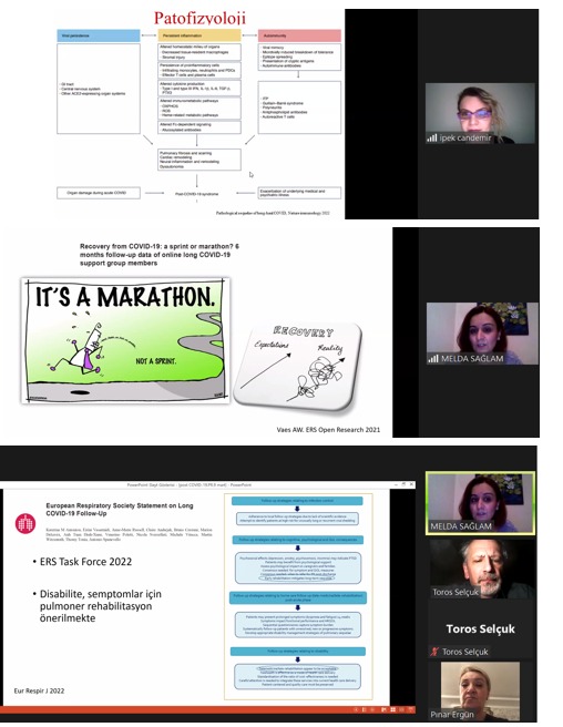 Türk Toraks Derneği Ankara Şube ile Pulmoner Rehabilitasyon ve Kronik Bakım Çalışma Grubu Ortak Mart Ayı Webinarı 