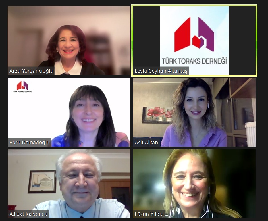 Türk Toraks Derneği Ankara Şubesi ile Kadın ve Akciğer Sağlığı Özel Komitesi Ortak Nisan Ayı Webinarı 