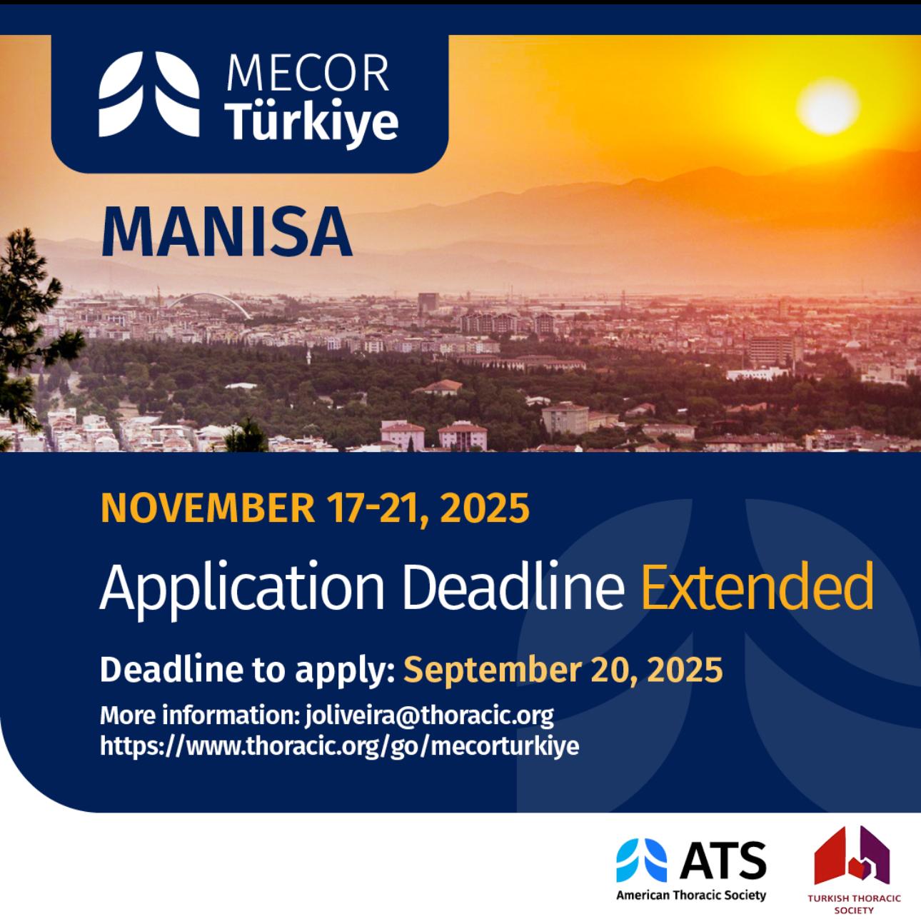 MECOR (Methods In Epidemiologic, Clinical And Operations Research) 2025 Başvuruları Uzatıldı